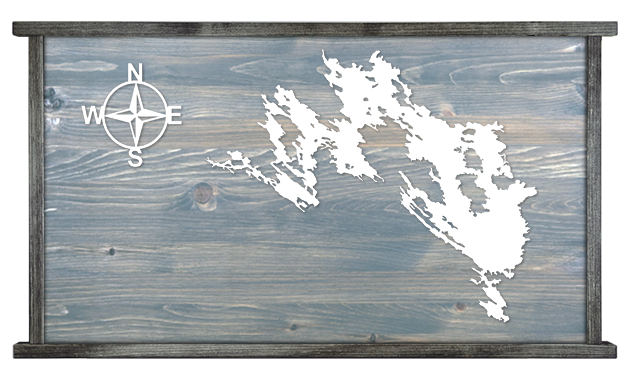 Personalized Lake Sign - Option 010 - FGBGCW