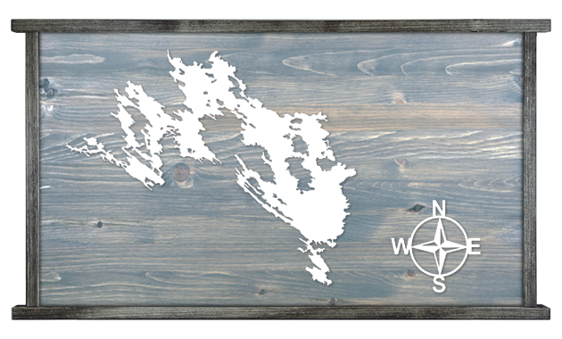 Personalized Lake Sign - Option 022 - FGBGCW